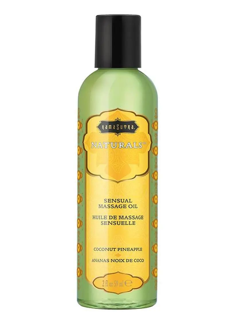 Kama Sutra Naturals Sensual Massage Oil – Coconut Pineapple (2oz)