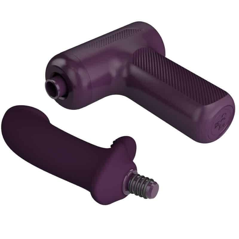 Pretty Love – DJ Scholar 5 Thrusting Massage Gun – Purple