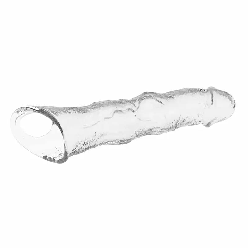 Pretty Love Extension Penis Sleeve with Modular Length Blocks – Clear (28cm)