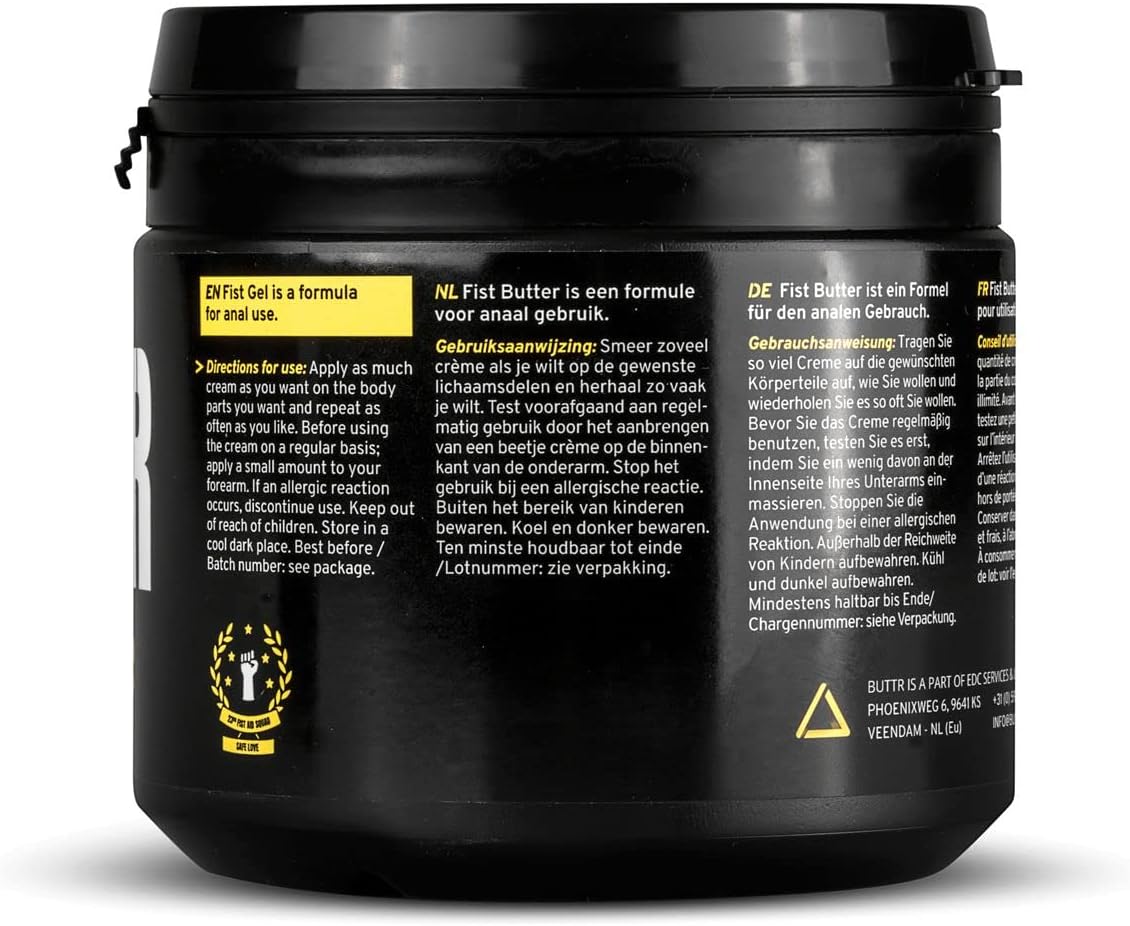 Buttr- Oil Based Anal Fisting Lubricant 500ml