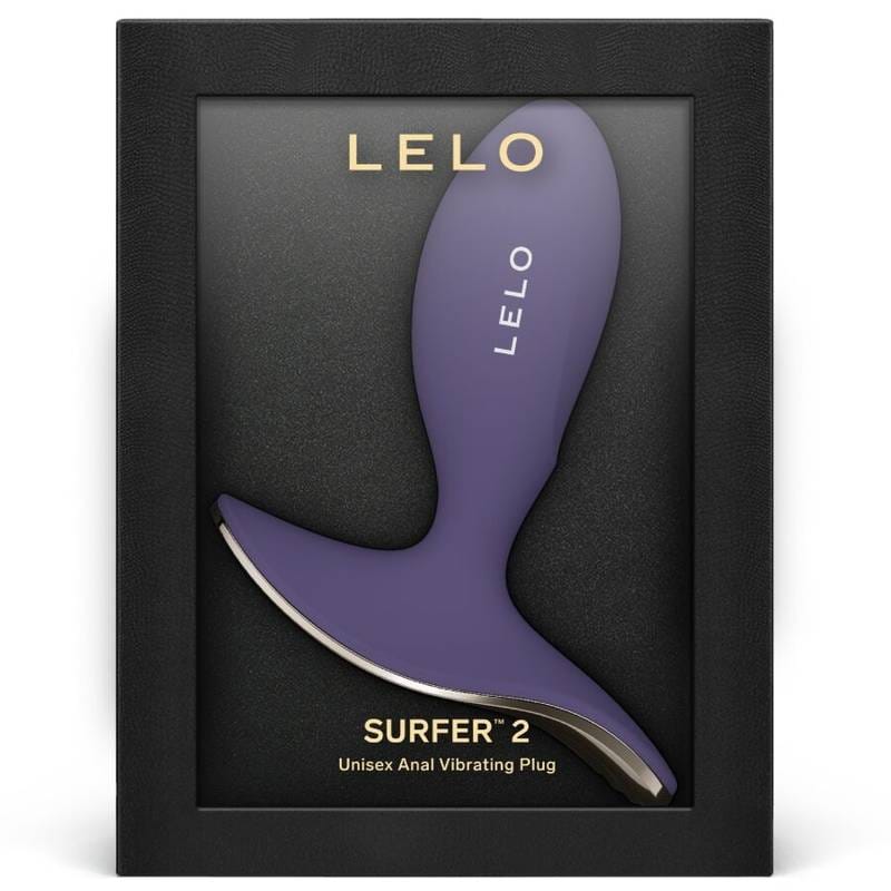 Lelo – Surfer 2 Unisex Anal Vibrating Plug – Cyber Purple