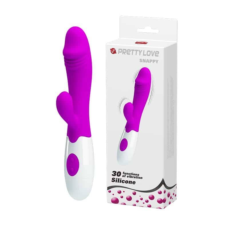 Pretty Love Snappy Vibrator - Deep Rose