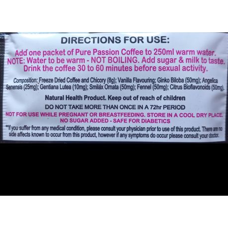 Pure Passion Libido Coffee for Women